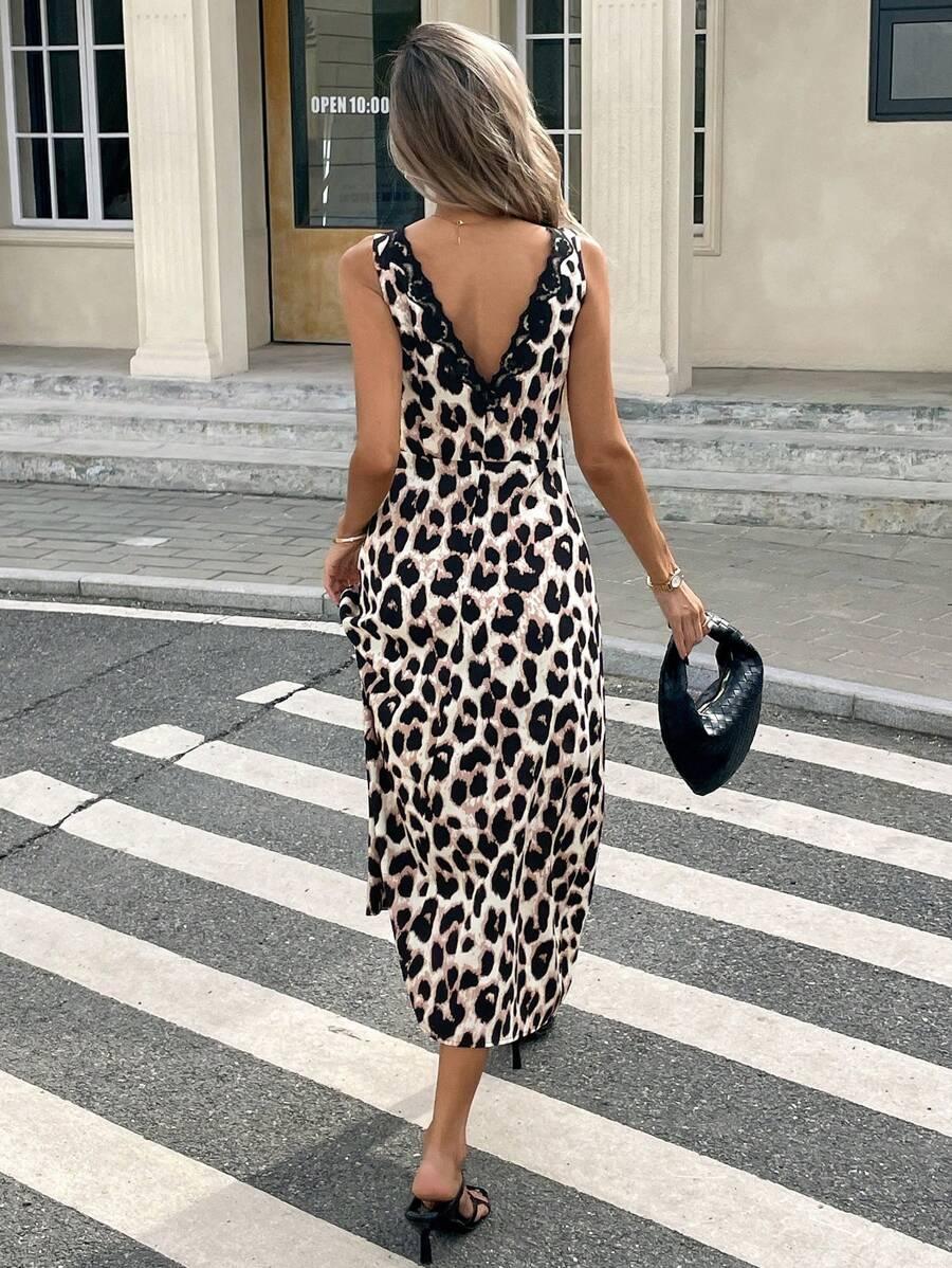MIDI SUKIENKA ANIMAL PRINT