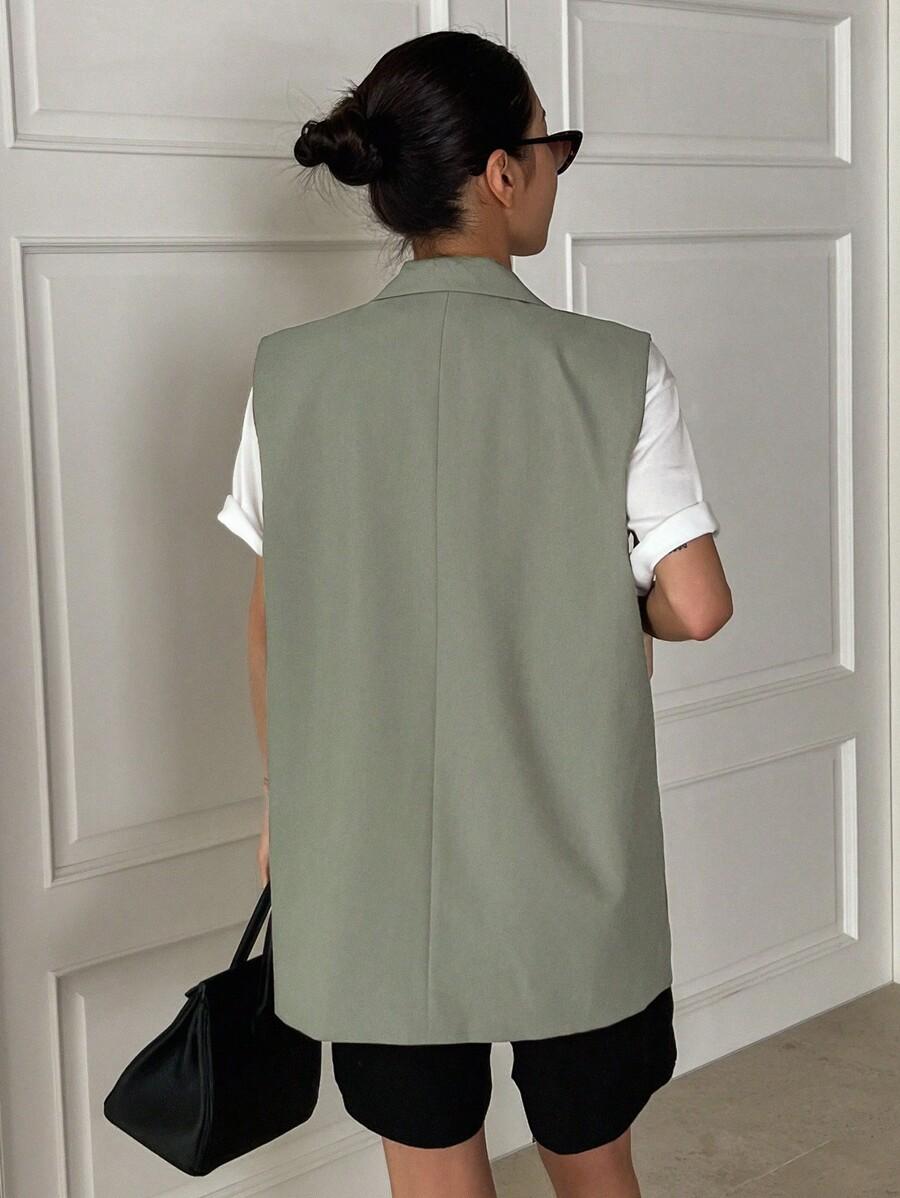 ZIELONA KAMIZELKA OVERSIZE