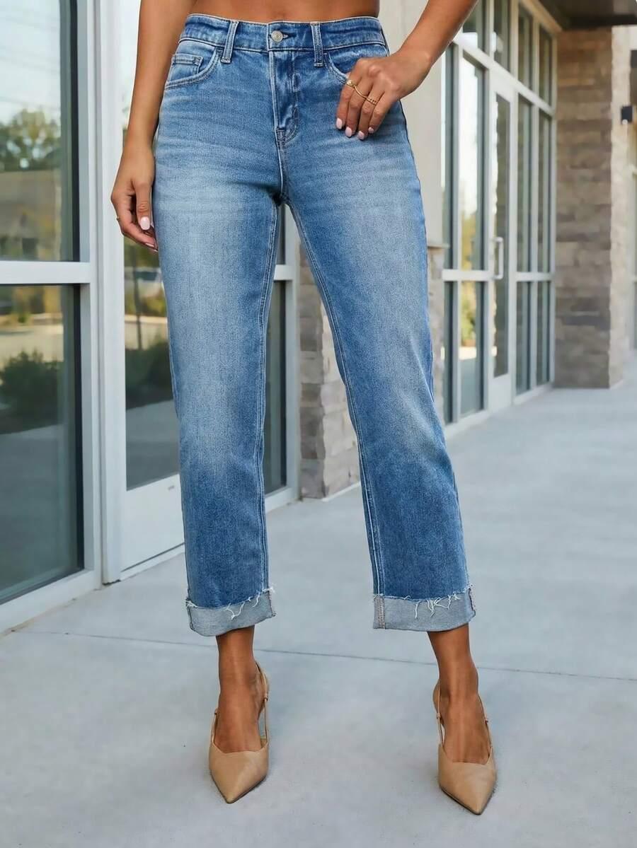 NIEBIESKIE SPODNIE JEANS 