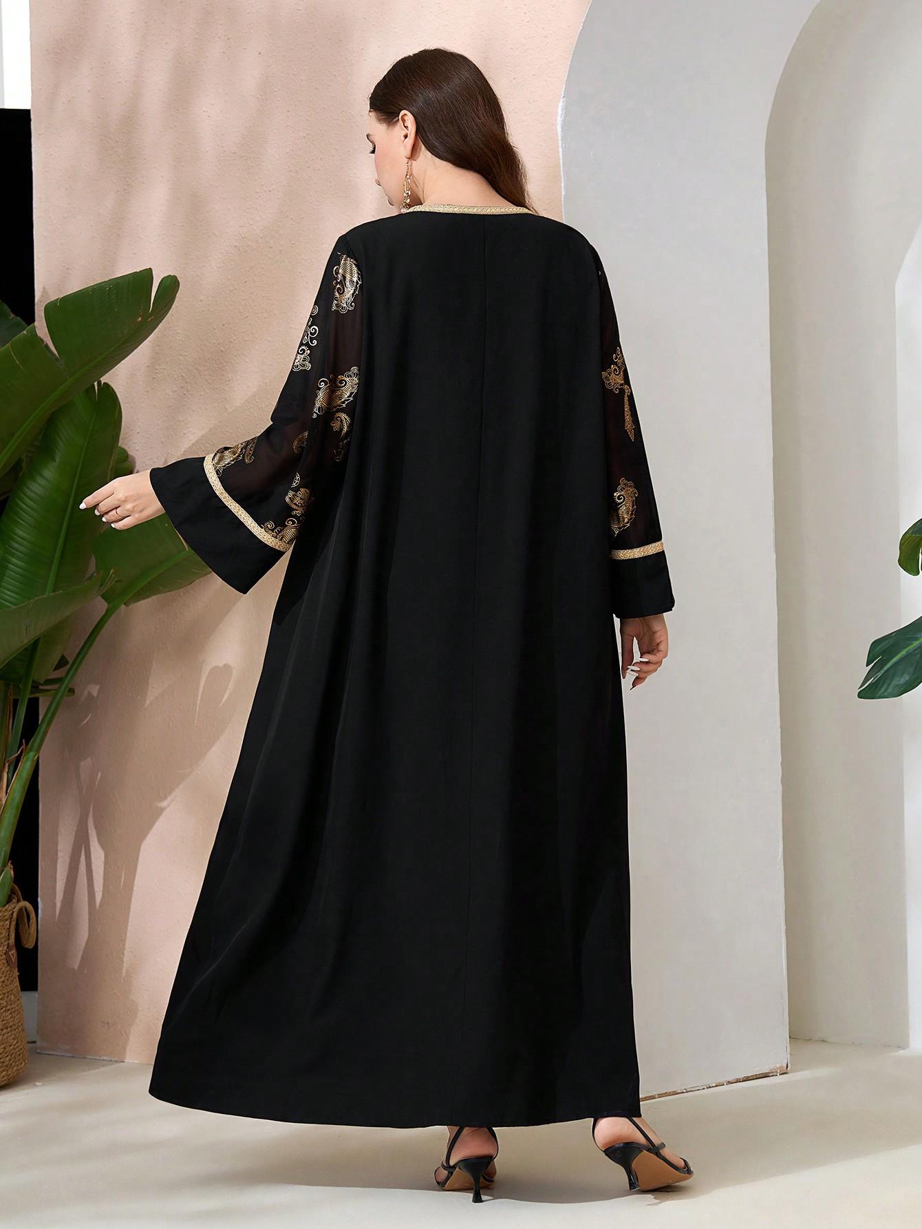 CZARNA MAXI SUKIENKA