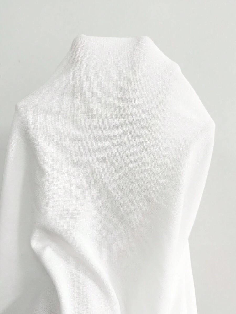 BIAŁY T-SHIRT V NECK
