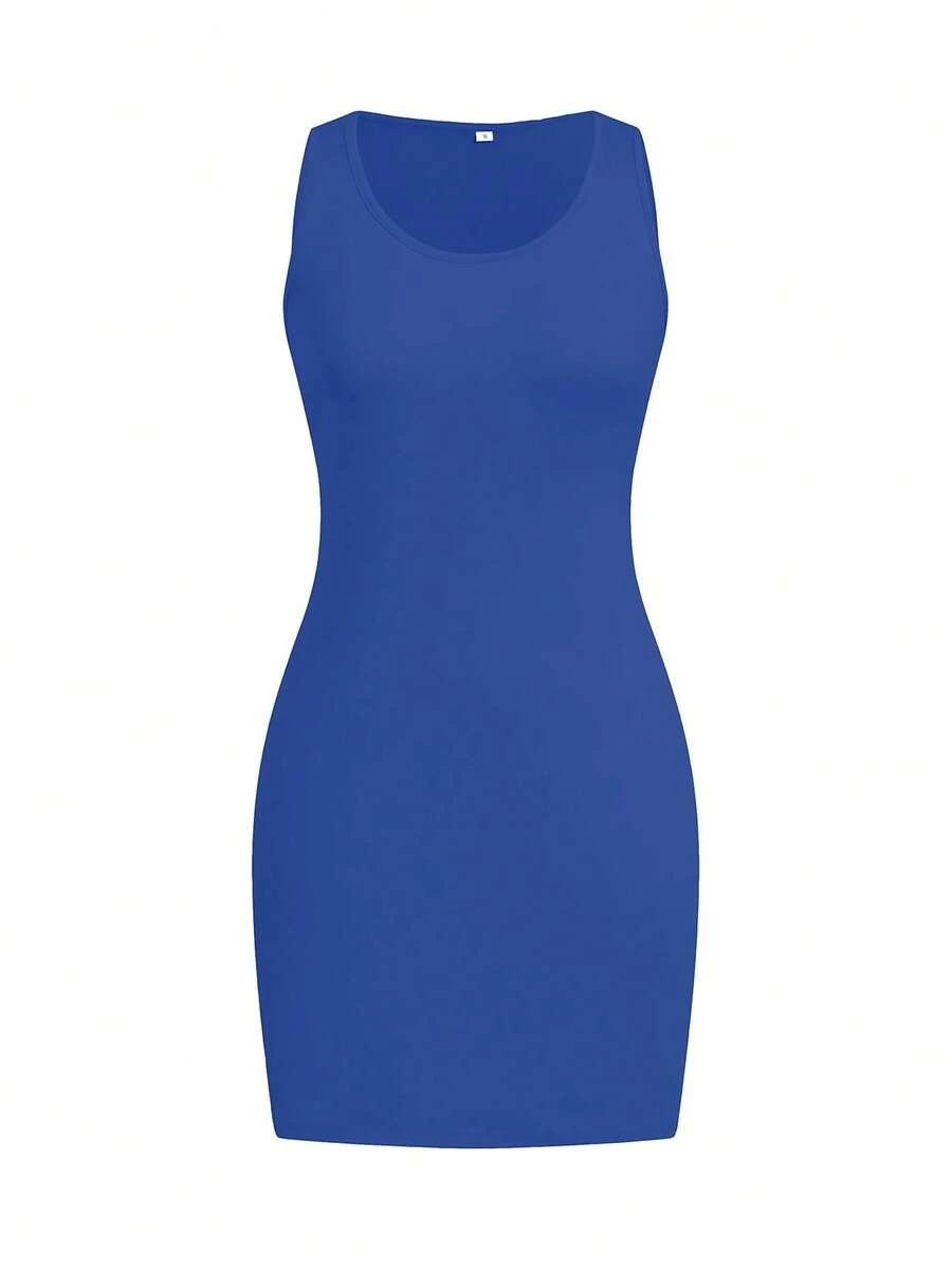 NIEBIESKA MINI SUKIENKA 