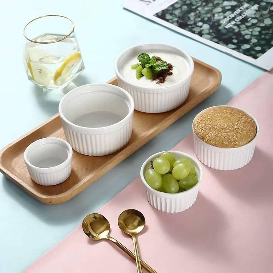 biała porcelanowa miska