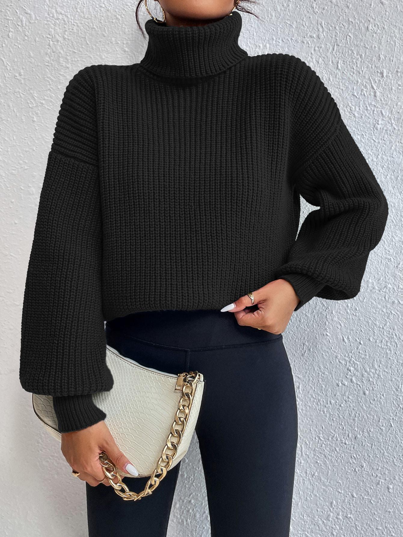 CZARNY SWETER GOLF
