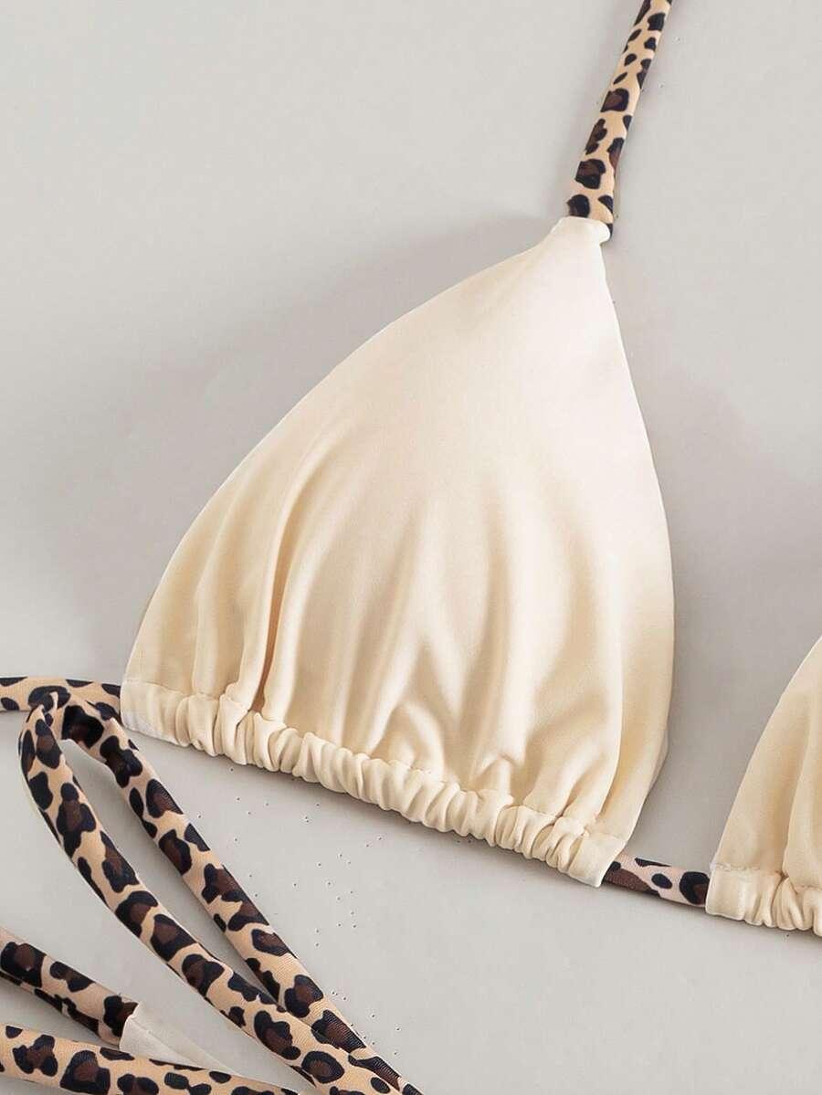 GÓRA OD BIKINI animal print