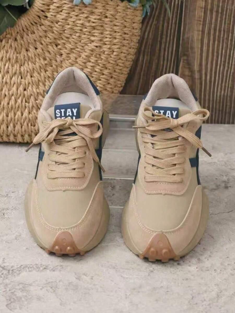 BRĄZOWE BUTY SPORTOWE