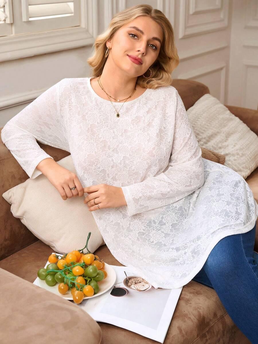 biała bluzka koronka 