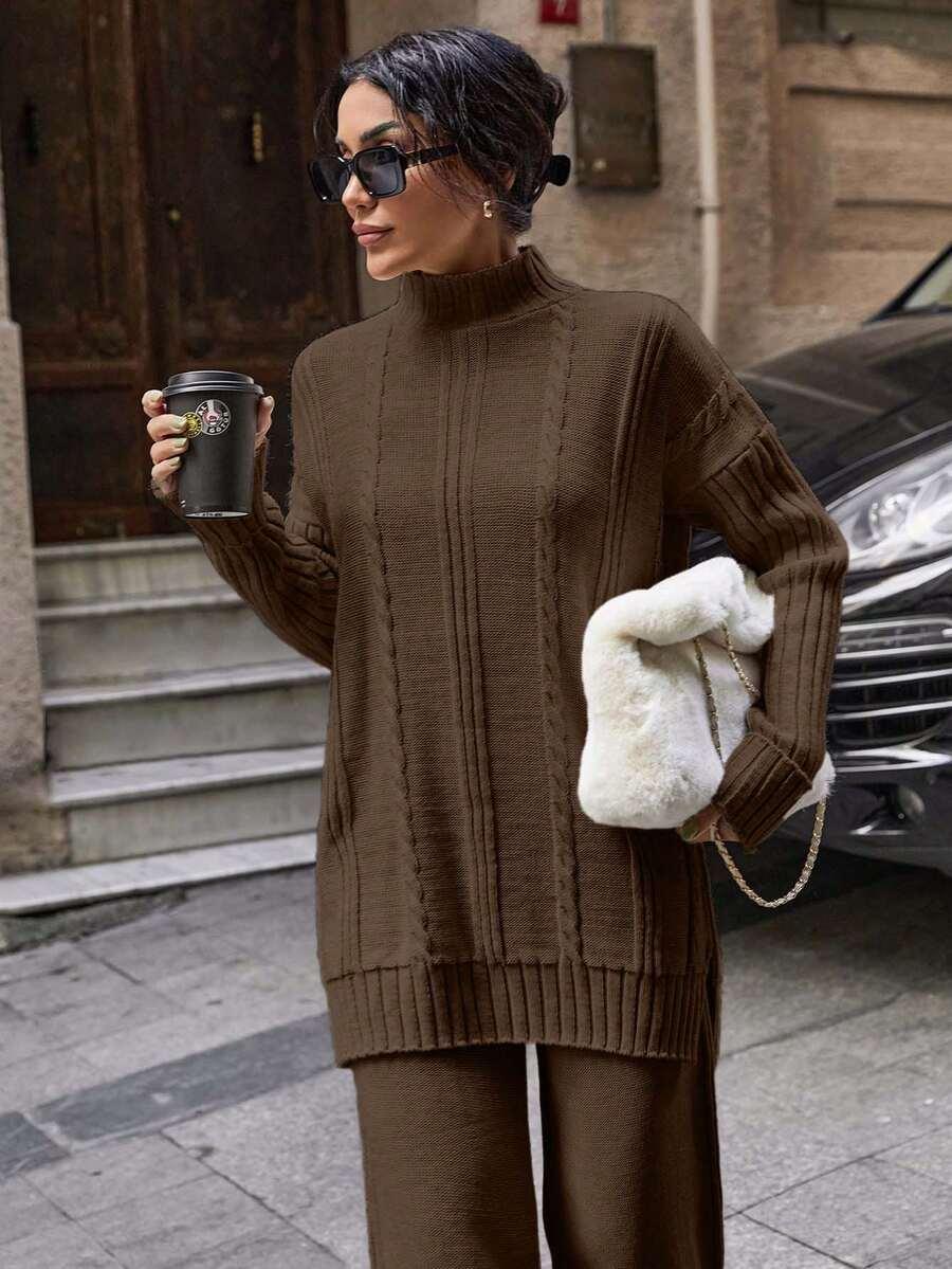 sweter spodnie komplet