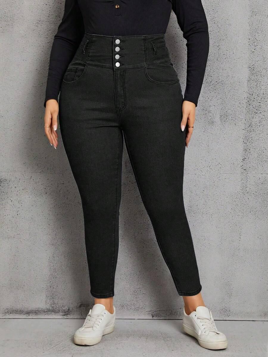 czarne skinny jeans