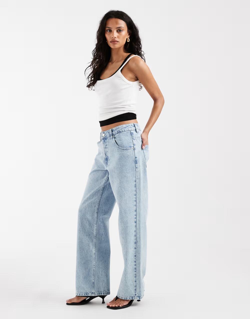 NIEBIESKIE SPODNIE JEANS