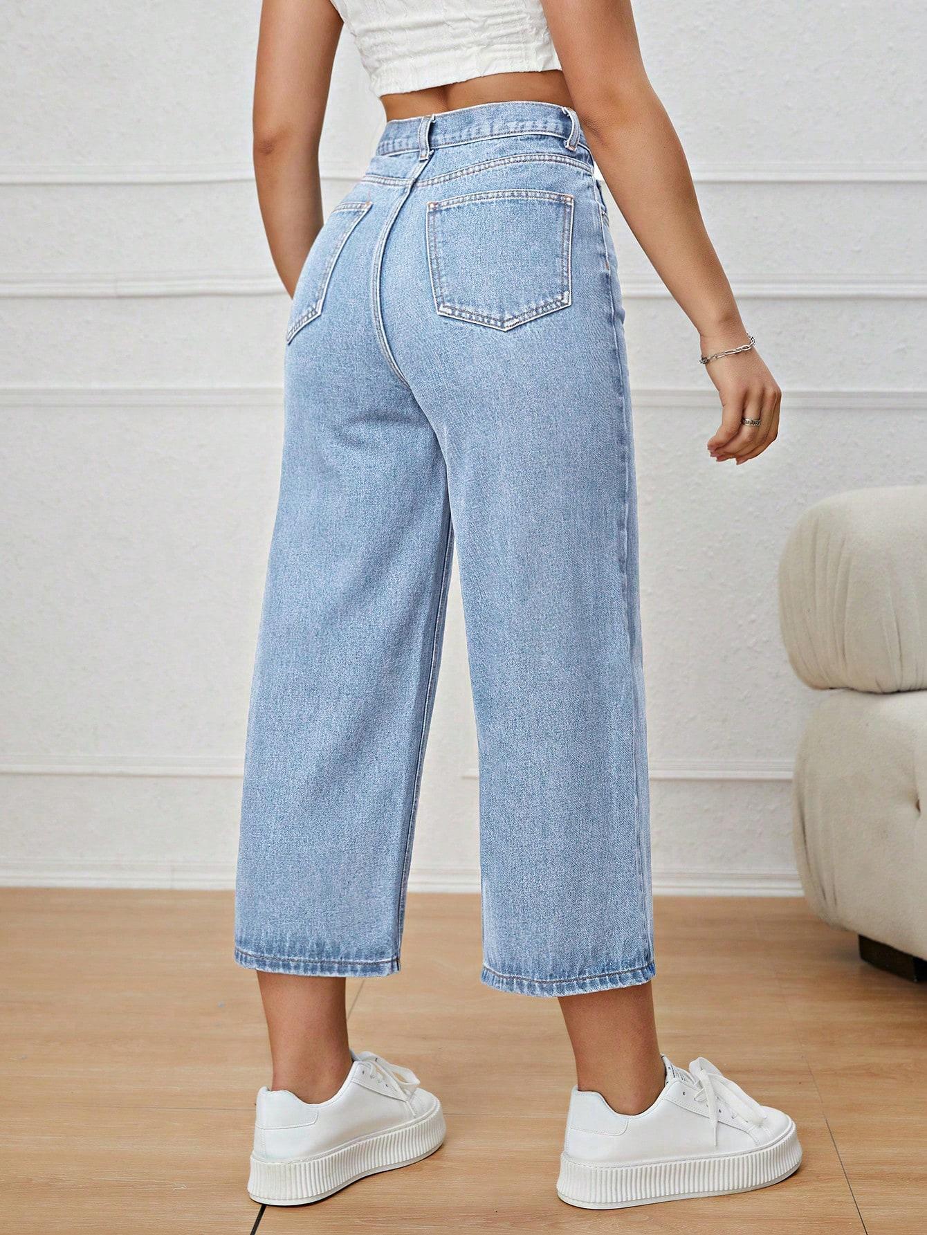NIEBIESKIE SPODNIE JEANS