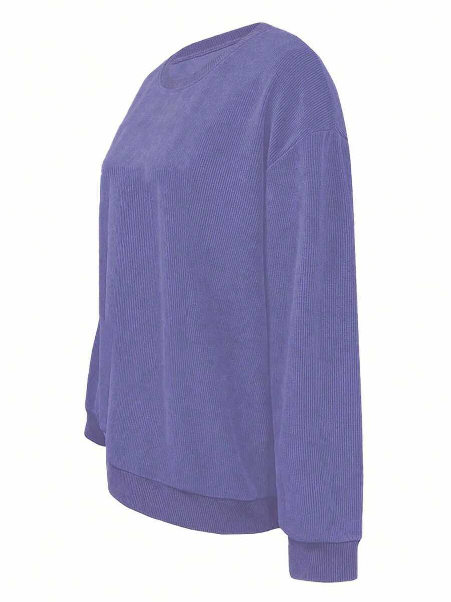 BLUZA W PRĄZKI BEZ KAPTURA