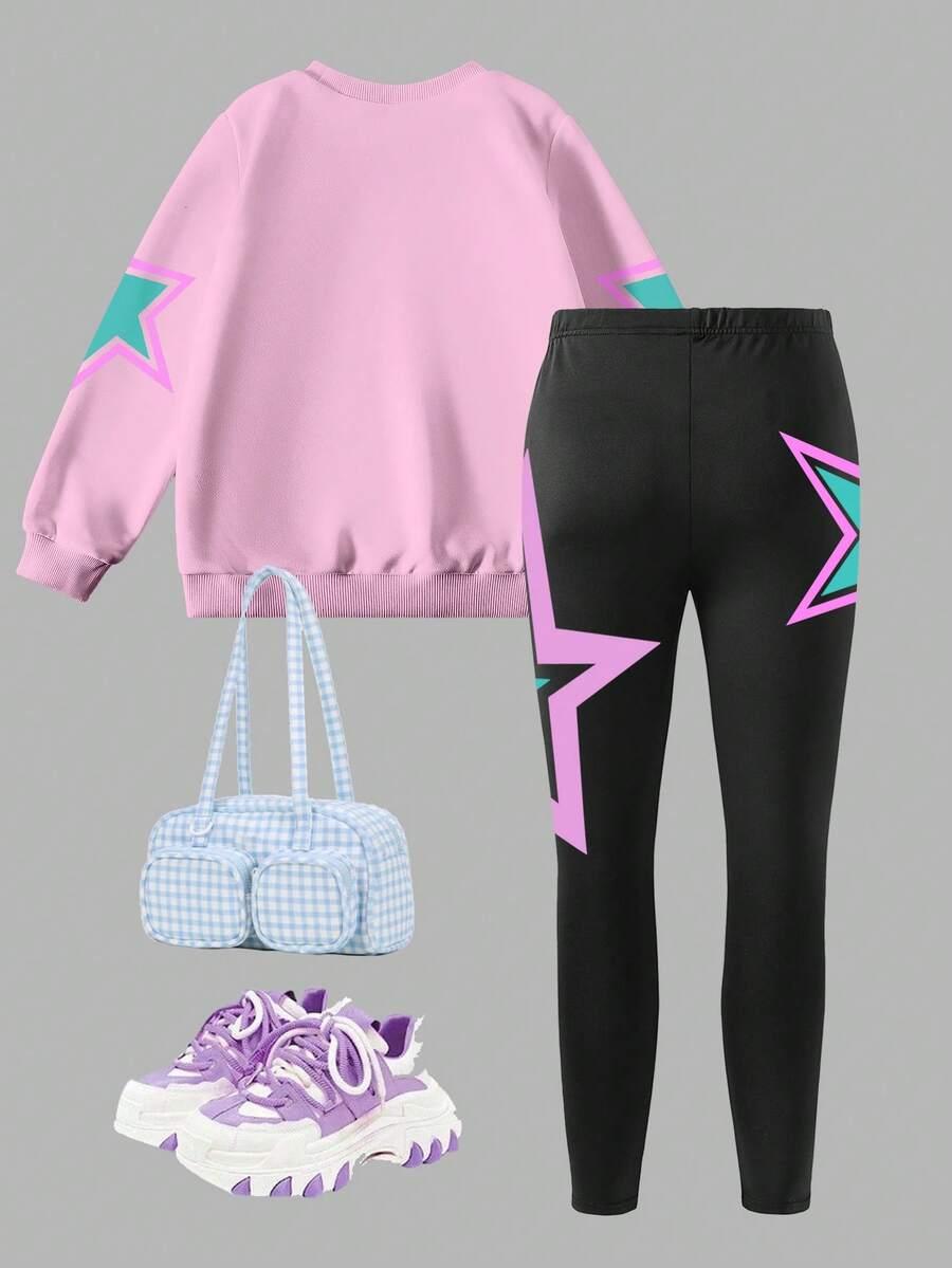 BLUZA LEGGINSY KOMPLET