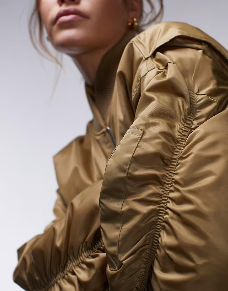 kurtka bomber khaki