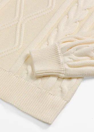 SWETER DAMSKI BAWEŁNIANY OKRĄGŁY DEKOLT LUŹNY