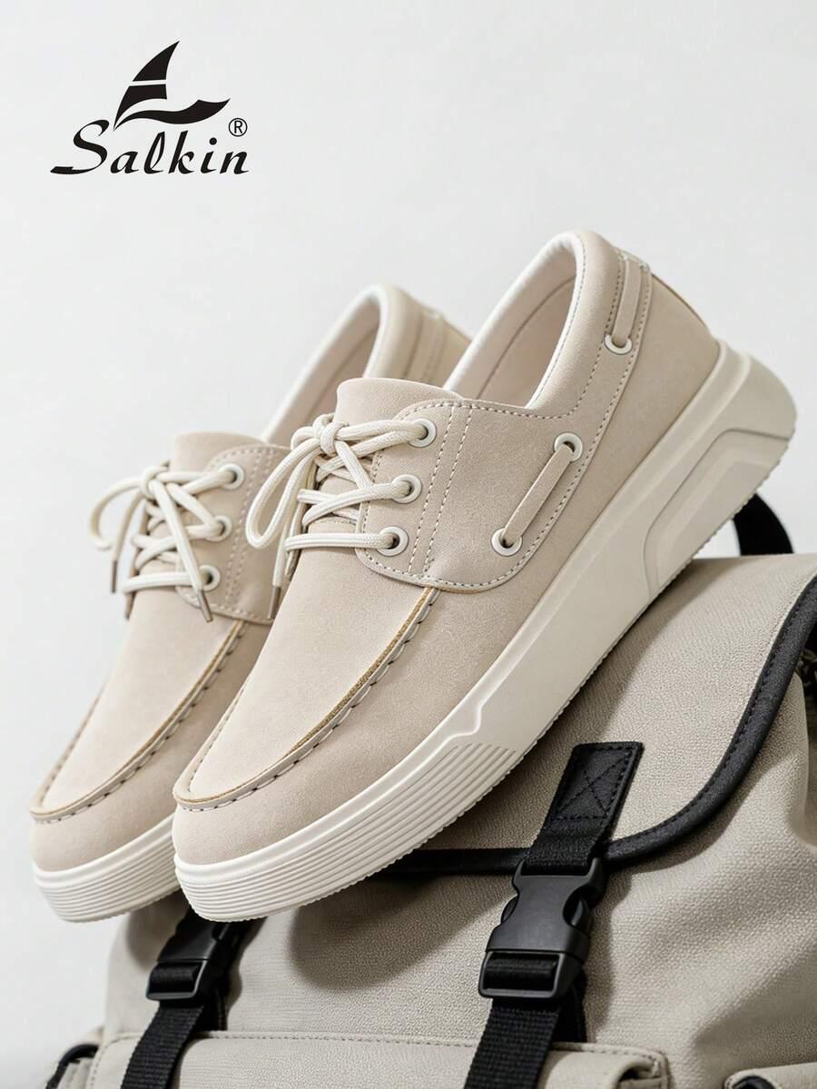 BEŻOWE BUTY IMITACJA ZAMSZU