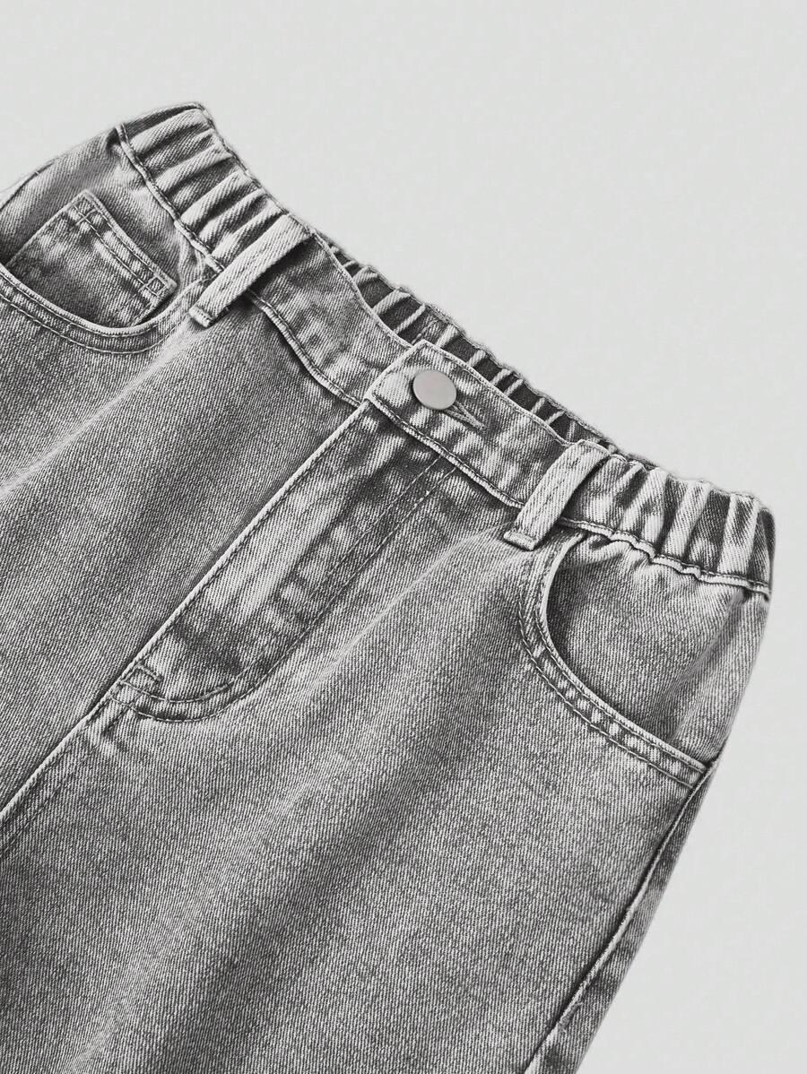 szare spodnie jeans