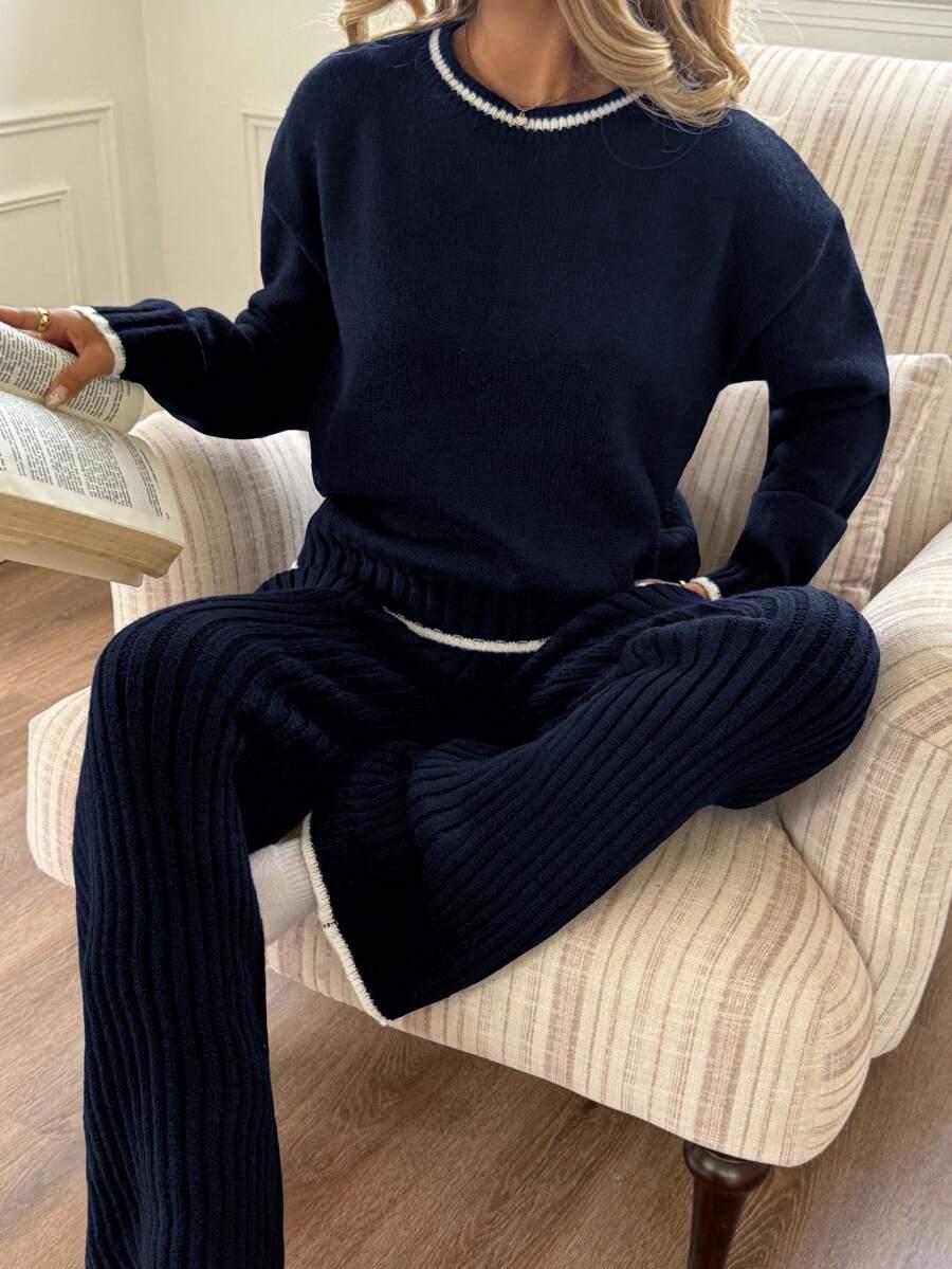 KOMPLET SWETER SPODNIE 