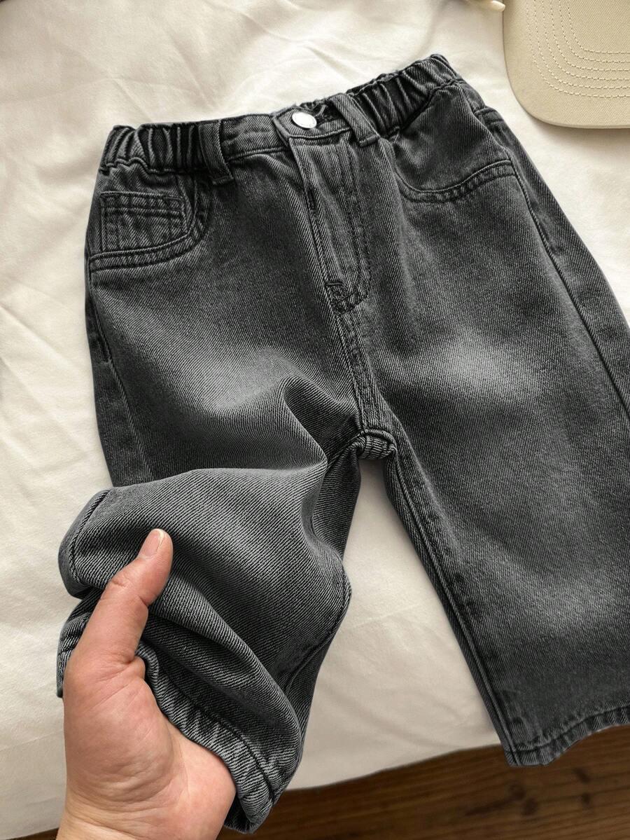 CZARNE SPODNIE JEANS