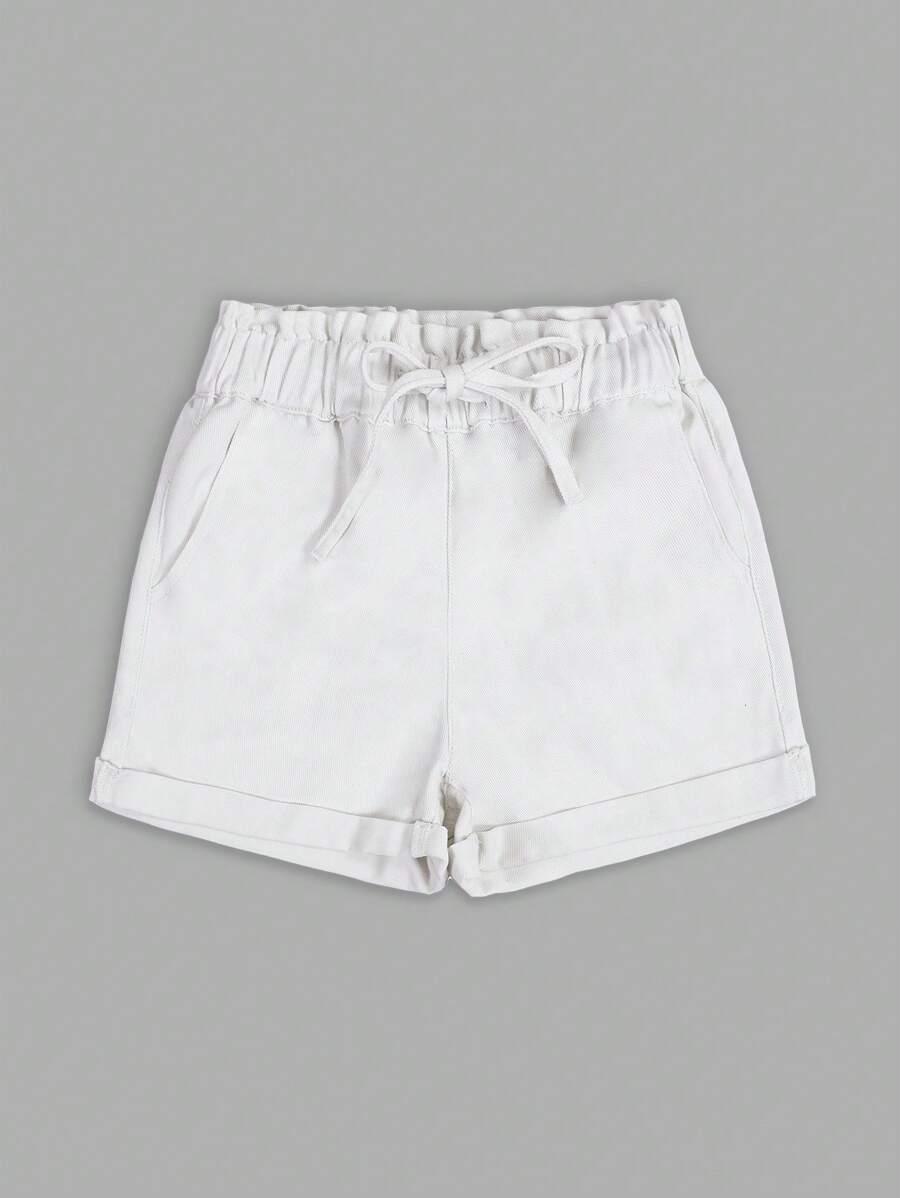 BIAŁE SPODENKI JEANS