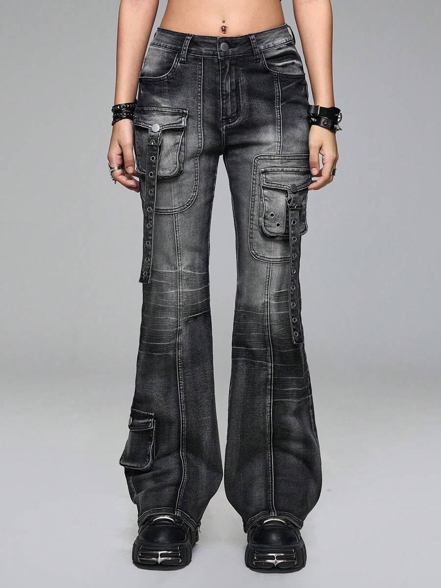 spodnie jeans kieszenie