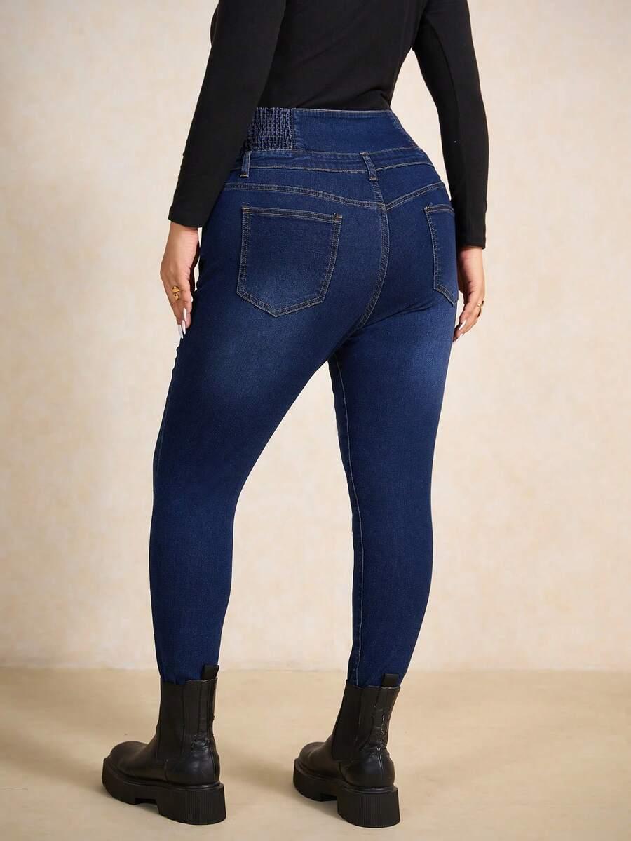 NIEBIESKIE SPODNIE JEANS