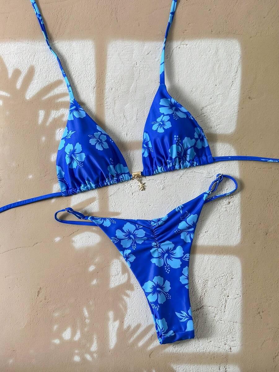 dół od bikini print 