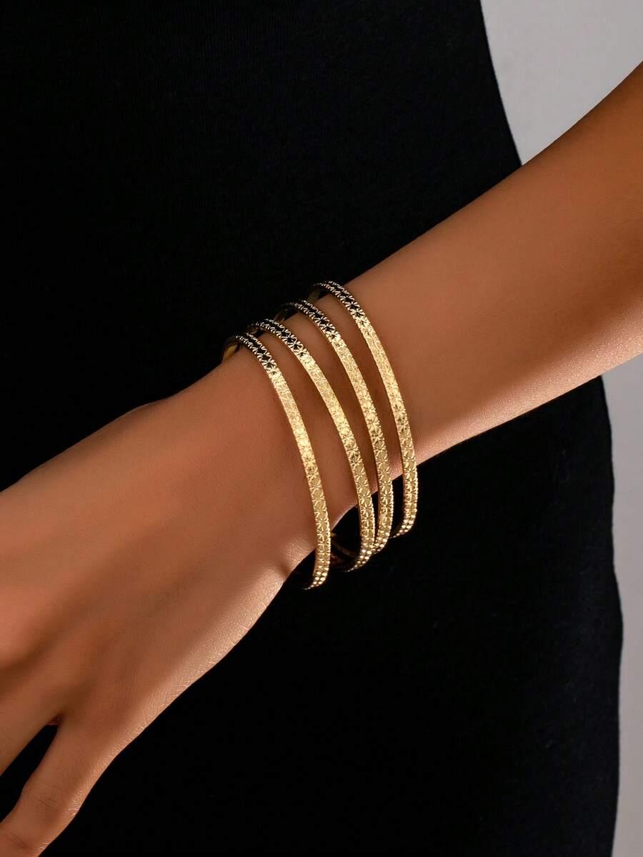 złota bransoletka 3-pack