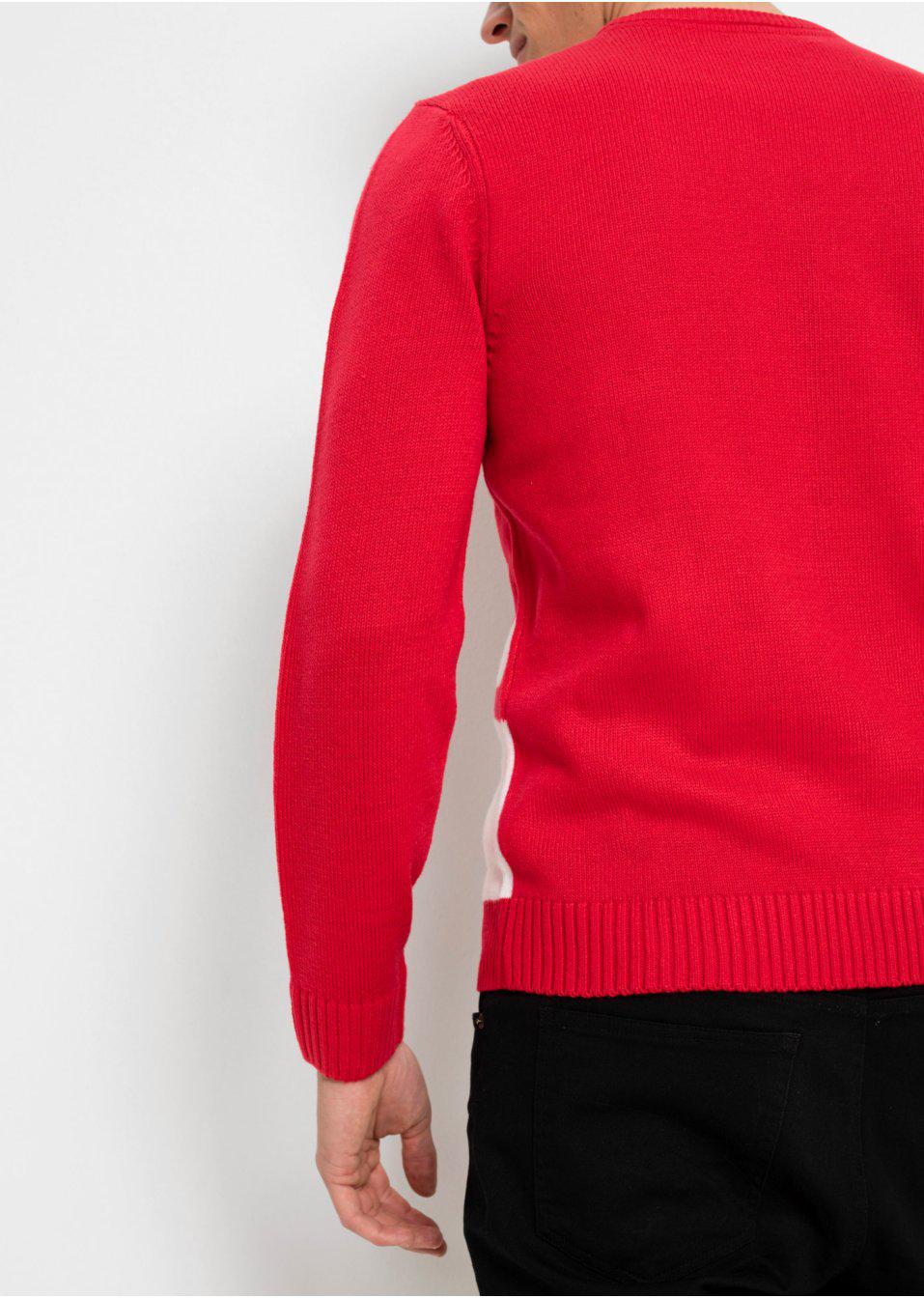 SWETER ZE ŚWIĄTECZNYM NADRUKIEM