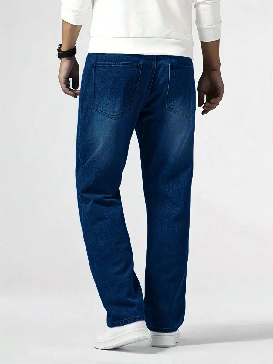 NIEBIESKIE SPODNIE JEANS