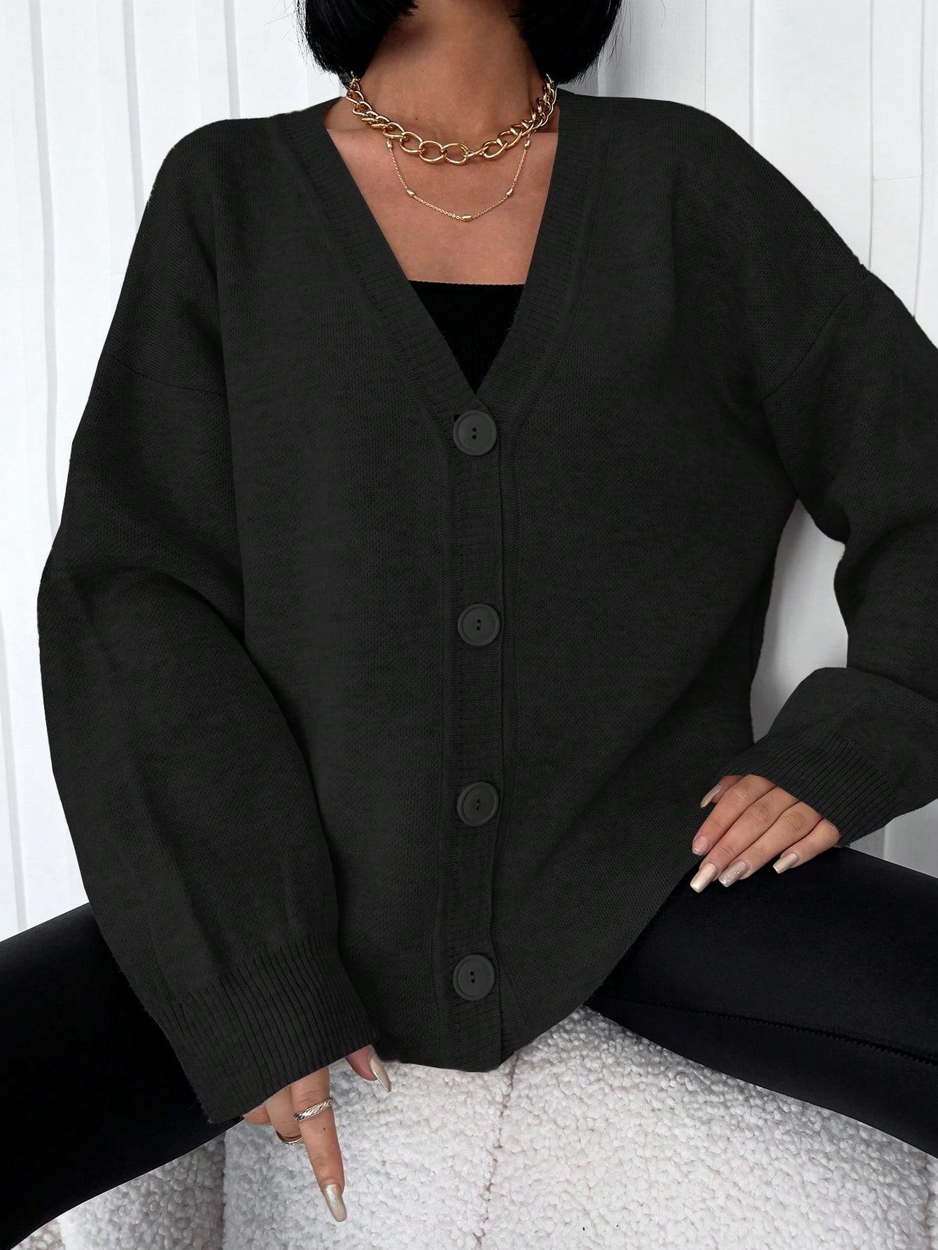 LUŹNY SWETER KARDIGAN