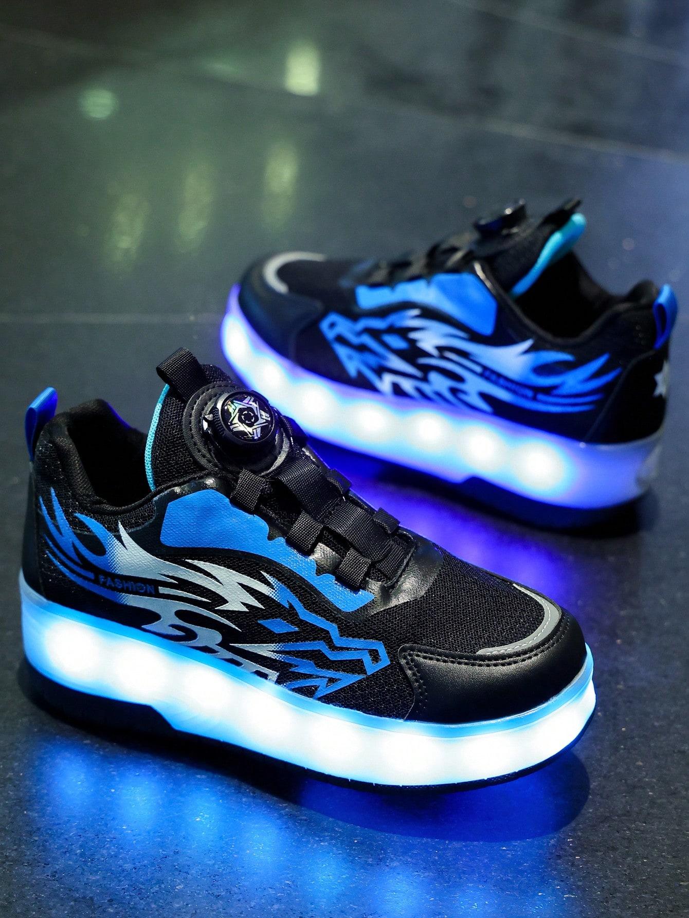 niebieskie buty sportowe 