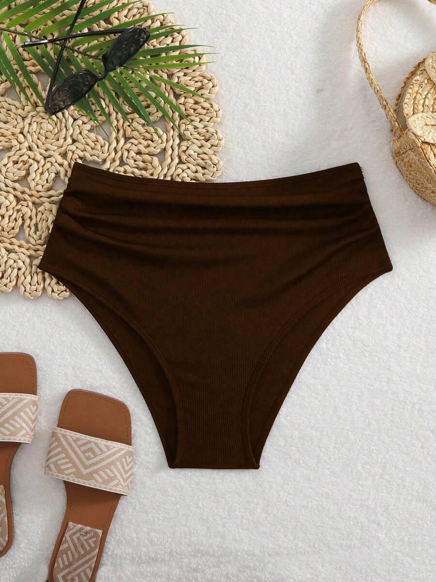 brązowy dół od bikini