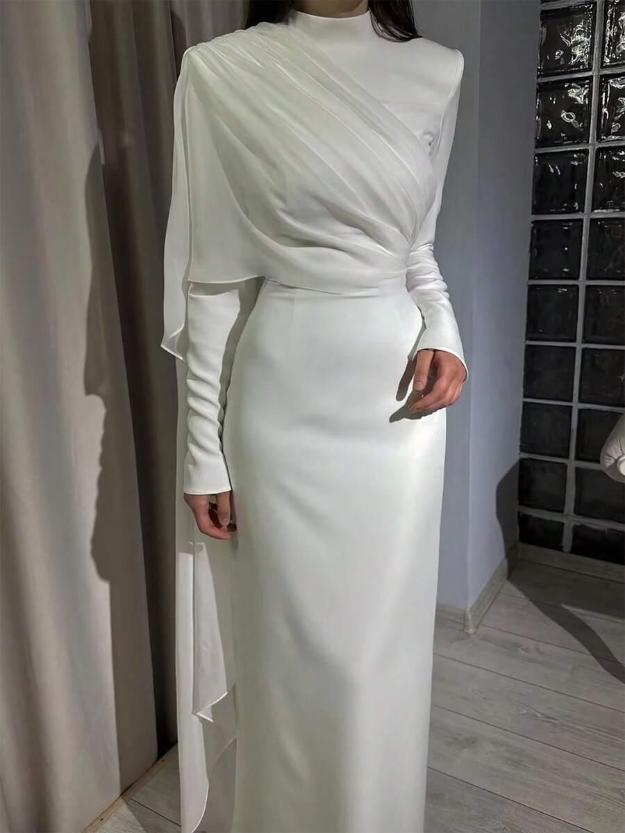 BIAŁA SUKIENKA MAXI 