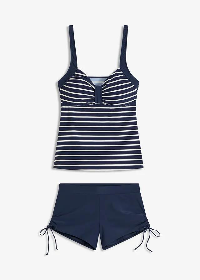 TANKINI DWUCZĘŚCIOWE NA RAMIĄCZKACH 