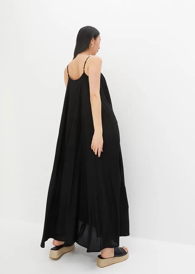 CZARNA MAXI SUKIENKA