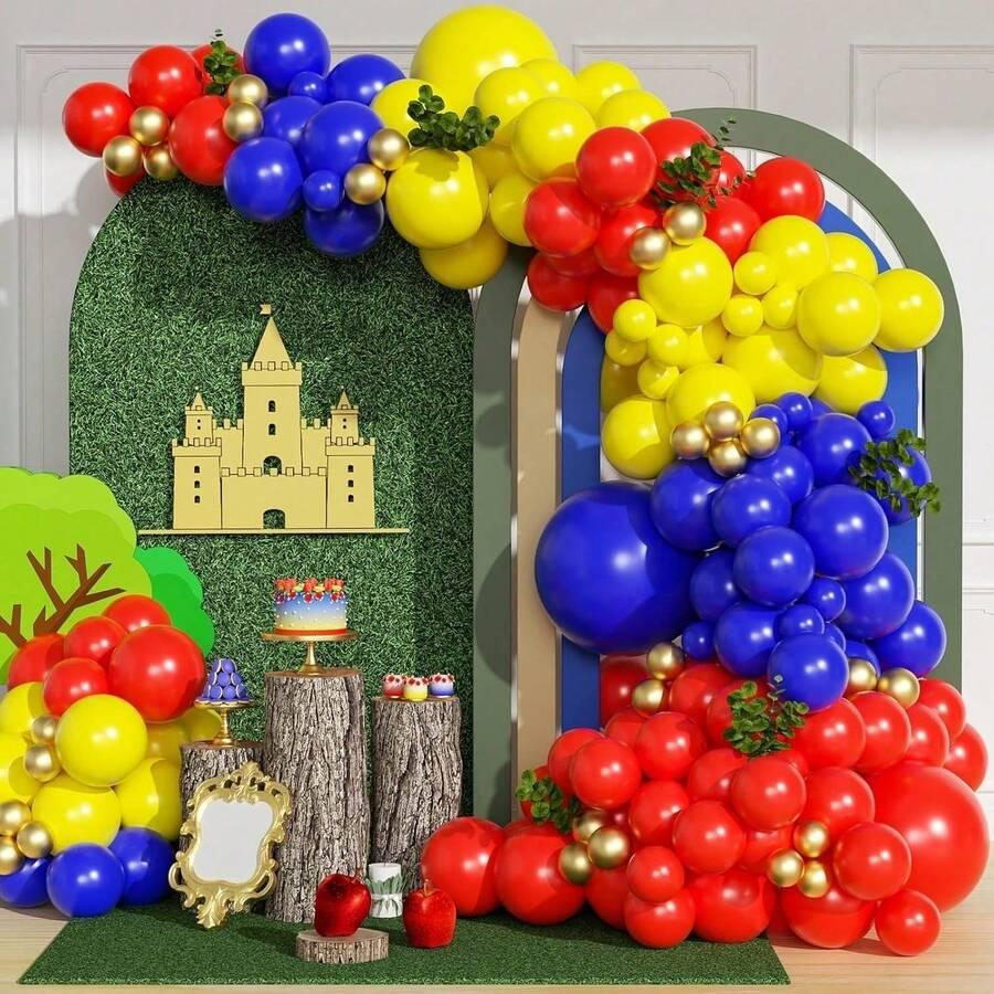 wielokolorowy zestaw balonów 