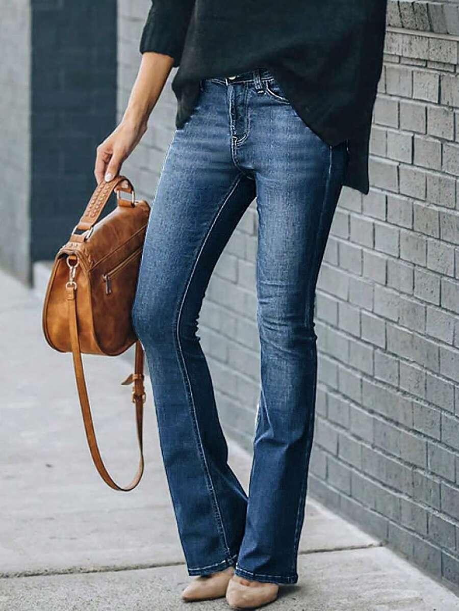 spodnie jeans prosta nogawka