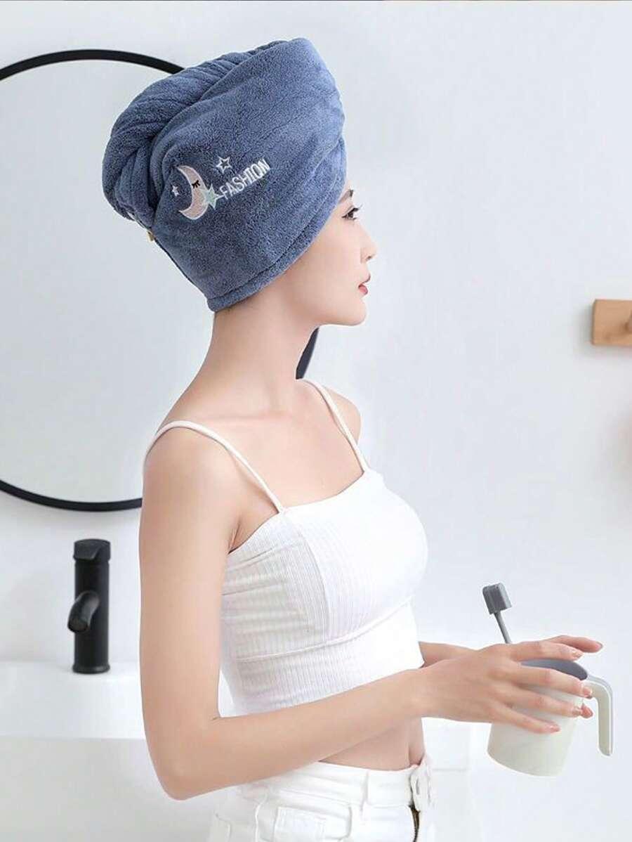 niebieski turban na głowę