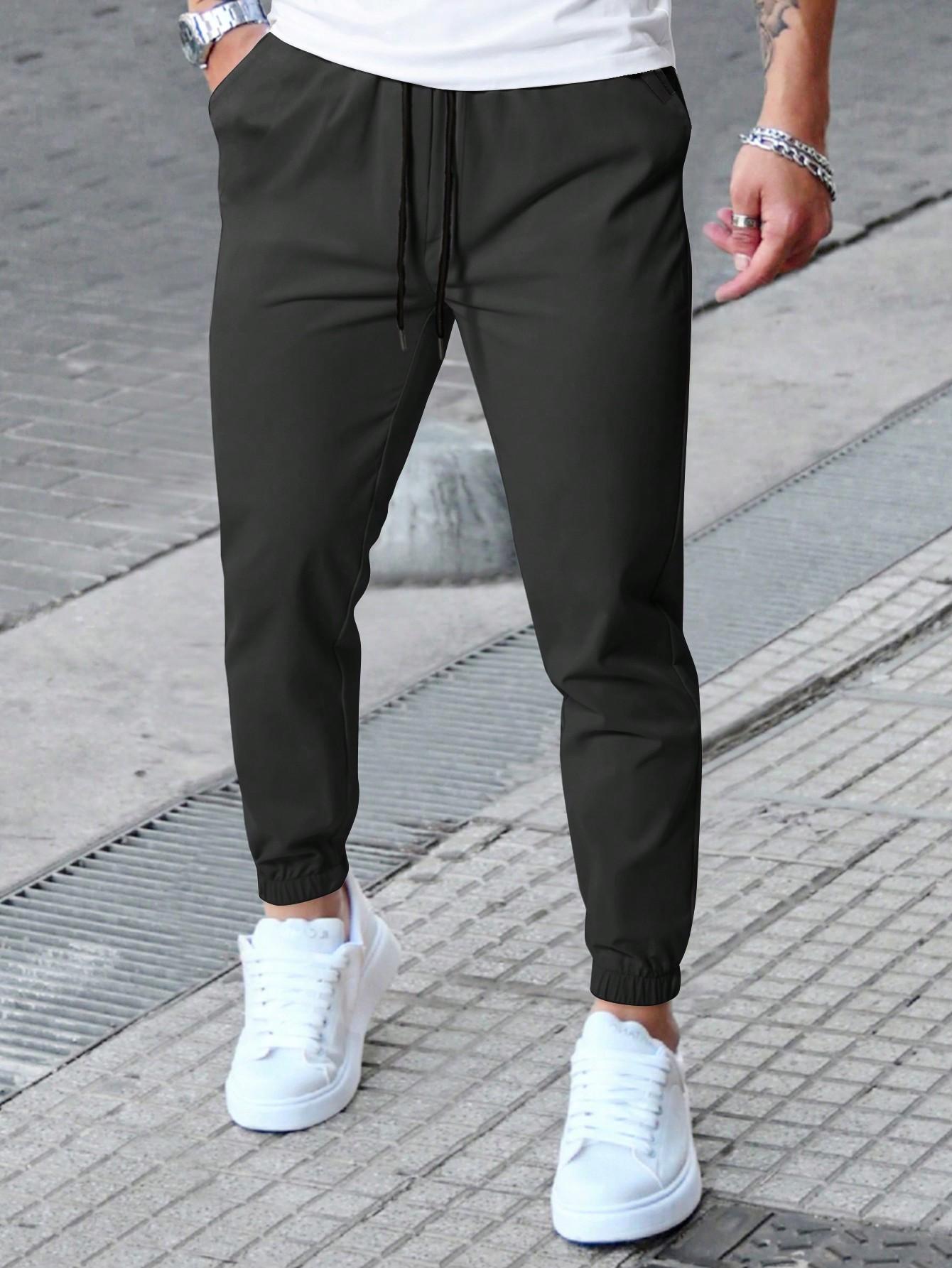 CZARNE SPODNIE CASUAL 