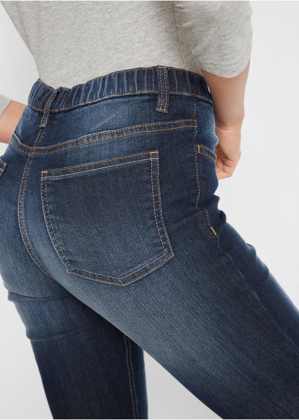 NIEBIESKIE SPODNIE JEANS 