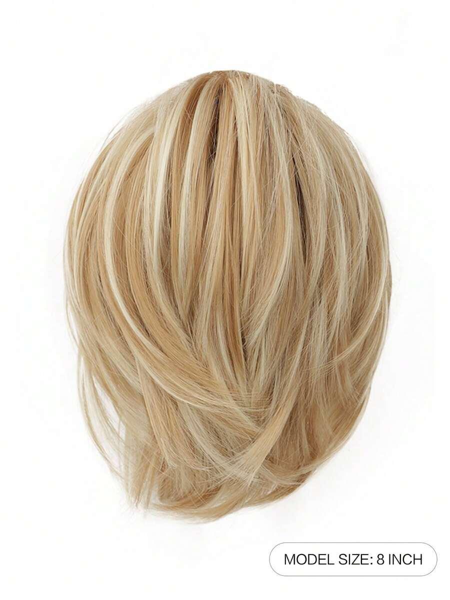 dopinany syntetyczny blond kucyk 