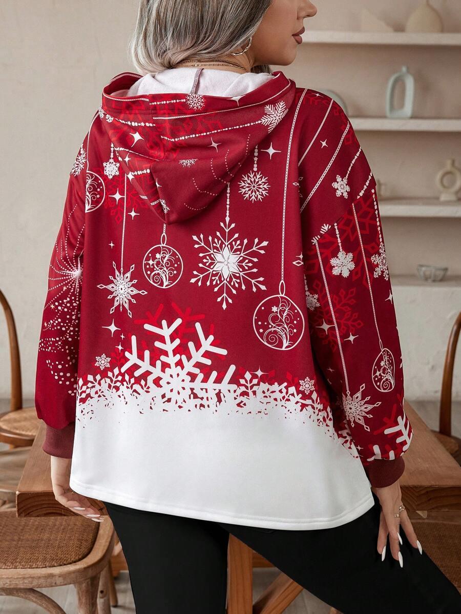 BLUZA DAMSKA Z MOTYWEM ŚWIĄTECZNYM