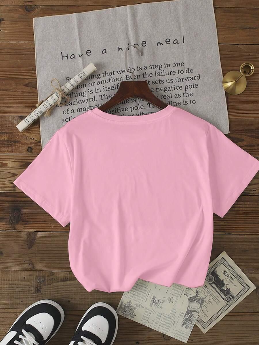 różowy t-shirt napis the gym is my therapy