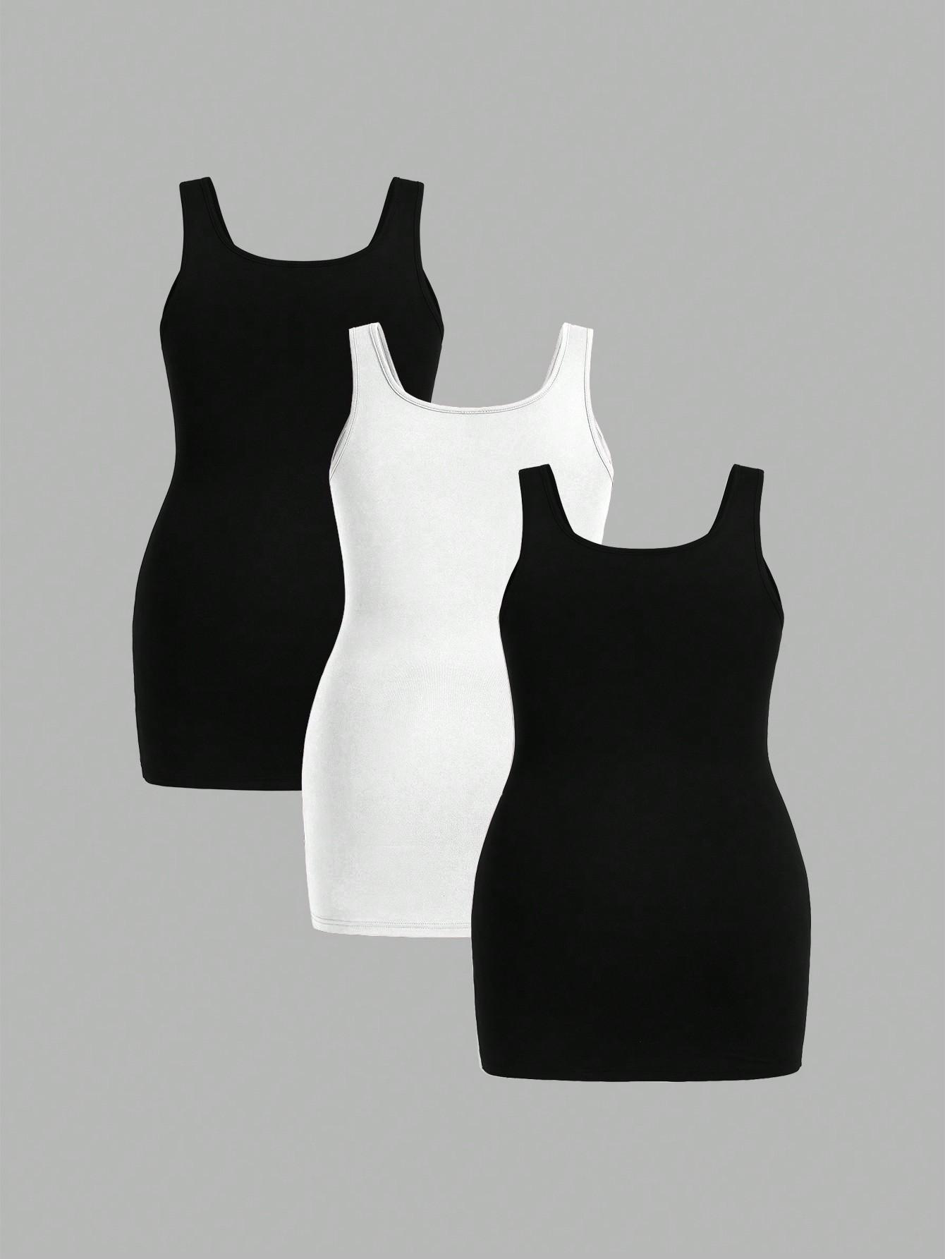BLUZKA BEZ RĘKAWÓW 3 PACK