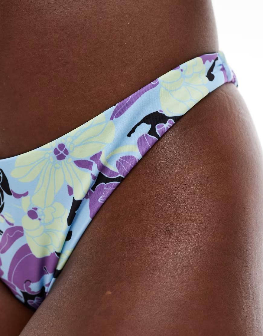 DÓŁ OD BIKINI WZÓR KWIATY