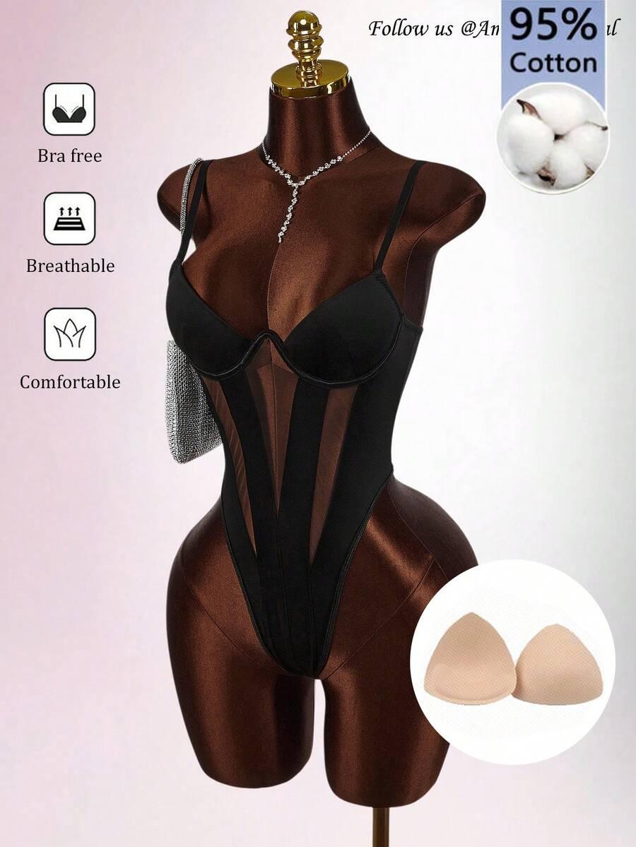 czarne body casual