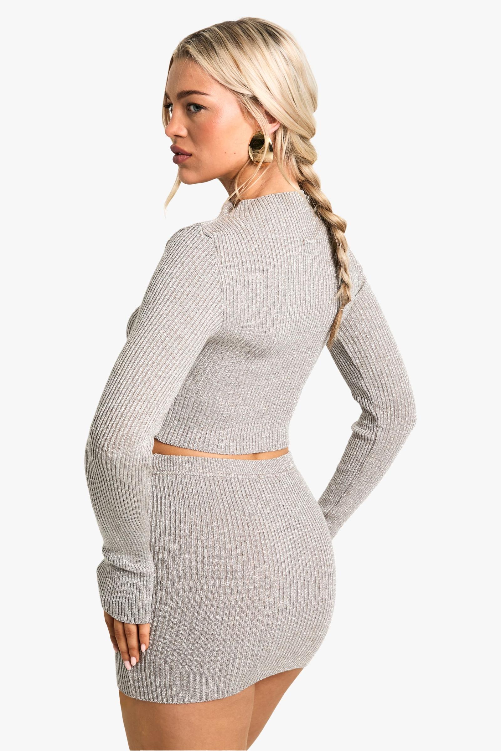 DZIANINOWA MINI SPÓDNICA