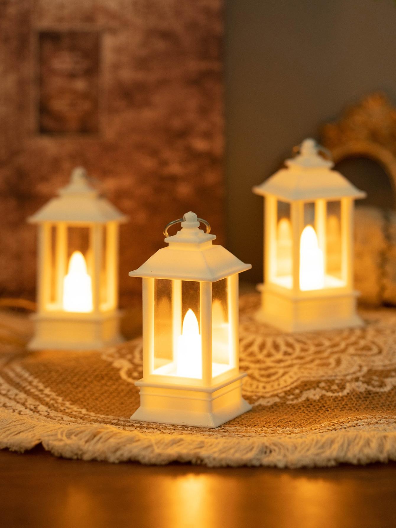 biała lampka nocna 4-pack