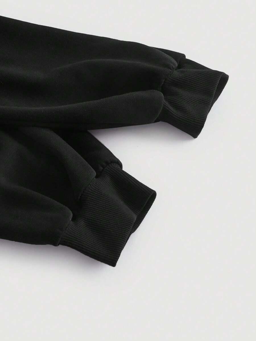 CZARNA BLUZA KAPTUR 